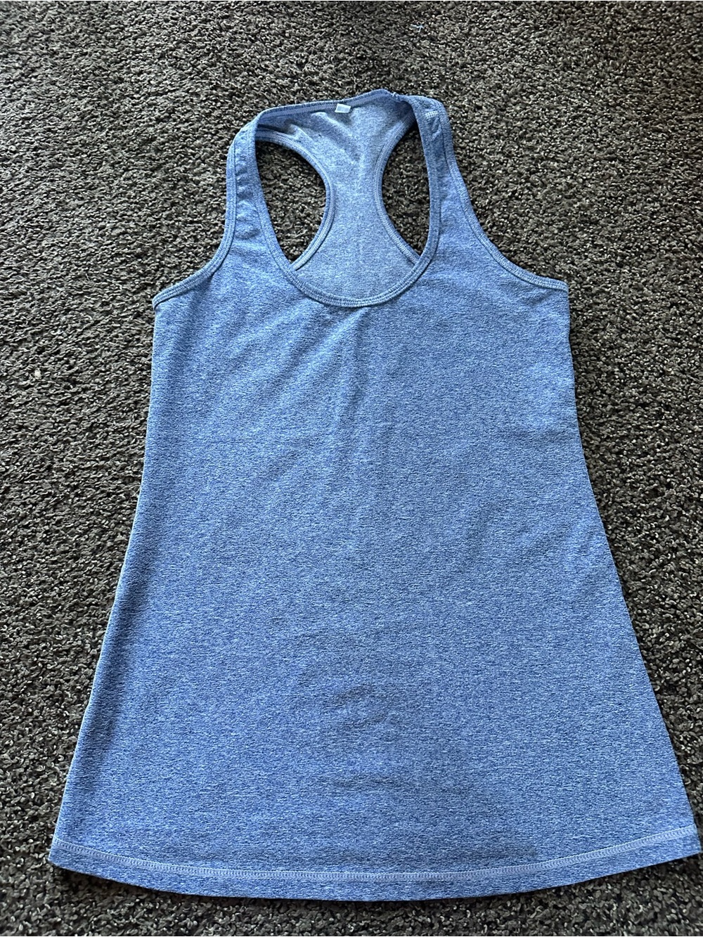 lululemon athletica Blue Racerback Tank